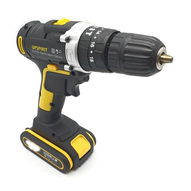 دریل پیچ گوشتی شارژی چکشی آپ اسپریت مدل 25VOLT مجموعه 40 عددی