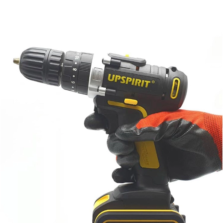 دریل پیچ گوشتی شارژی چکشی آپ اسپریت مدل 25VOLT مجموعه 40 عددی